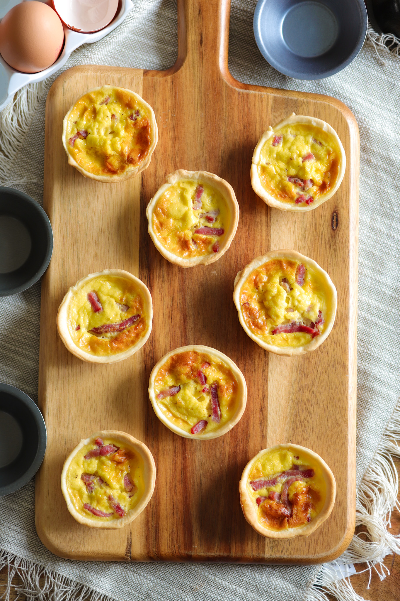 Mini quiches lorraine - CraftandCo.fr